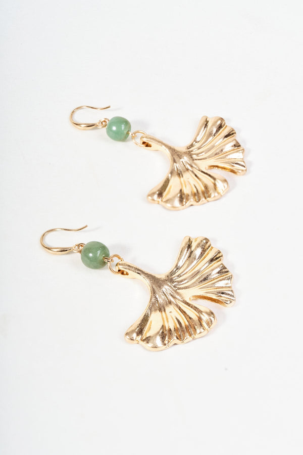 Carraig Donn Gold Fan Earrings
