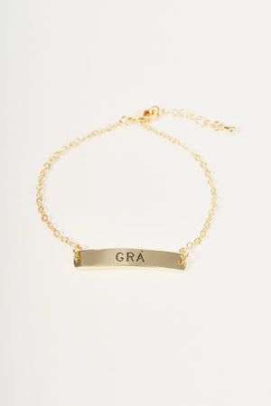 Carraig Donn Gold "Grá" Bracelet