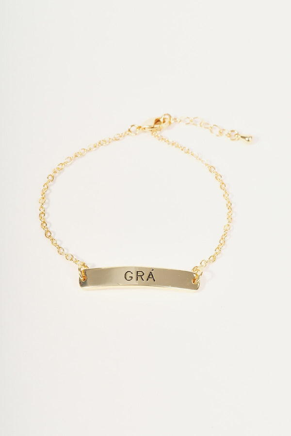 Carraig Donn Gold "Grá" Bracelet