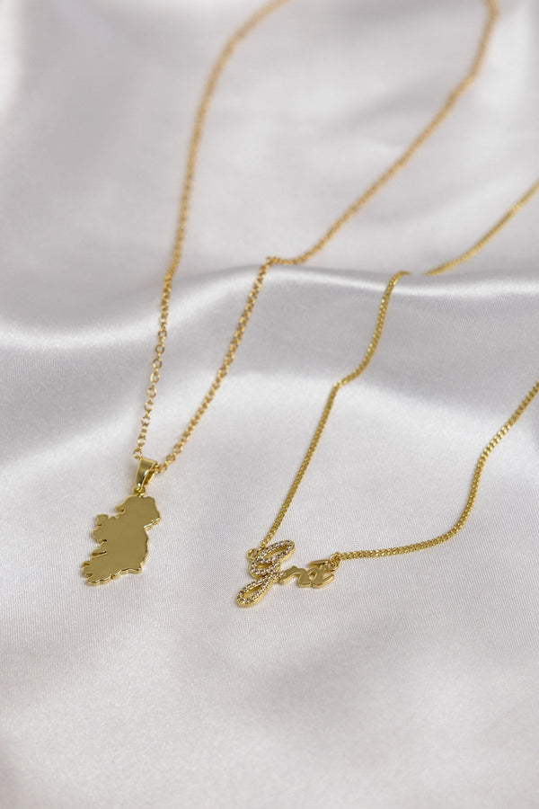 Carraig Donn Gold "Gra" Pendant Necklace