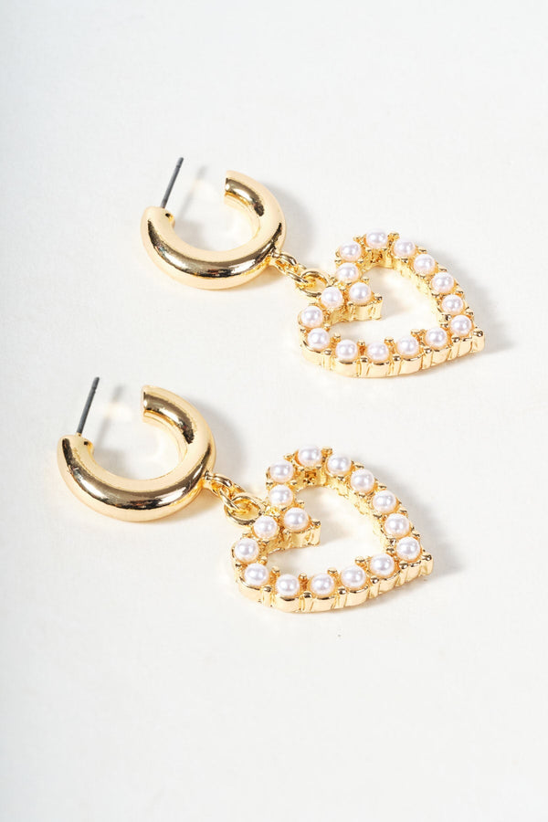 Carraig Donn Gold Heart Earrings