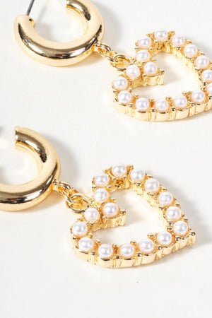 Carraig Donn Gold Heart Earrings