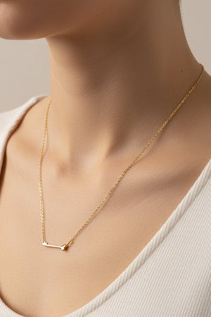 Carraig Donn Gold Heart Key Necklace