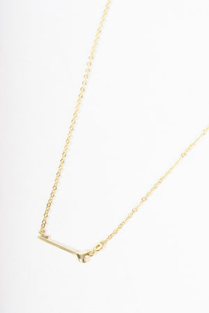 Carraig Donn Gold Heart Key Necklace