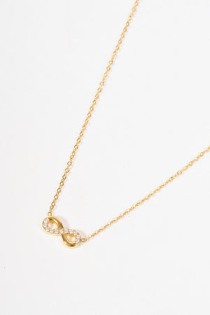 Carraig Donn Gold Infinity Necklace