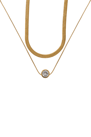 Carraig Donn Gold Layered Snake Chain Necklace