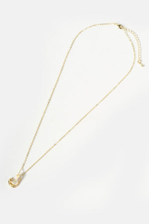 Carraig Donn Gold Necklace With Crystal Stones
