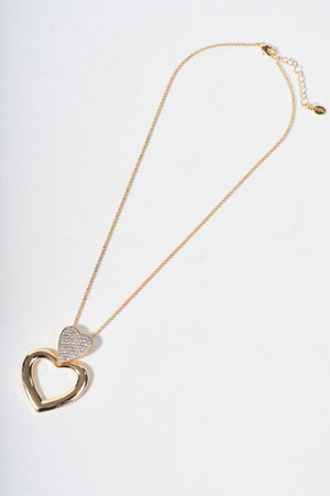 Carraig Donn Gold Open Heart Necklace