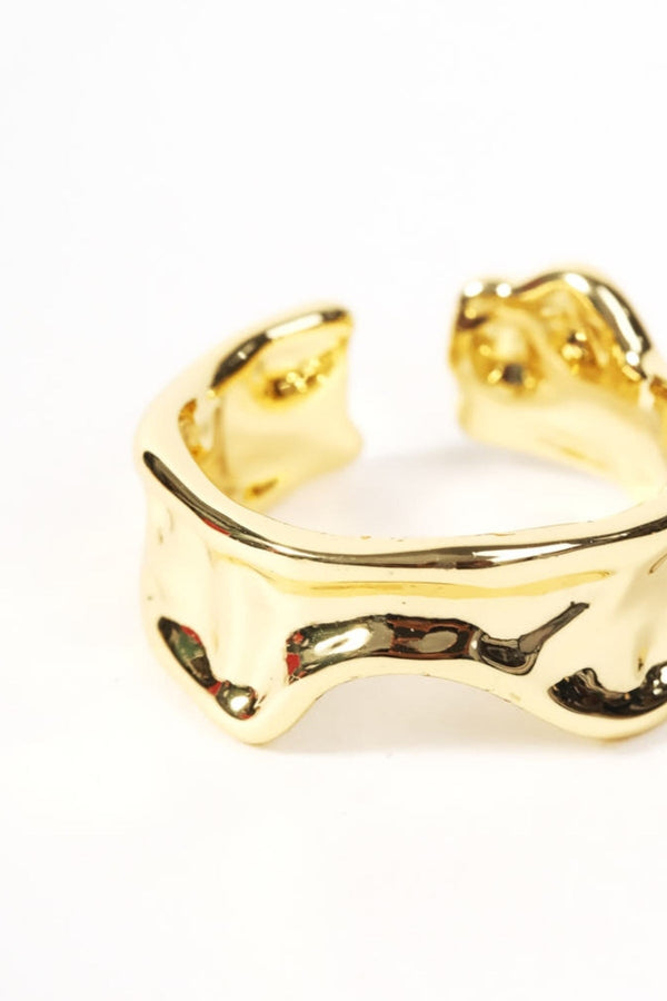 Carraig Donn Gold Plated Chunky Adjustable Ring