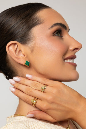 Carraig Donn Gold Plated Claddagh Ring - Size 7