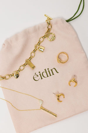 Carraig Donn Gold Plated Claddagh Ring - Size 8