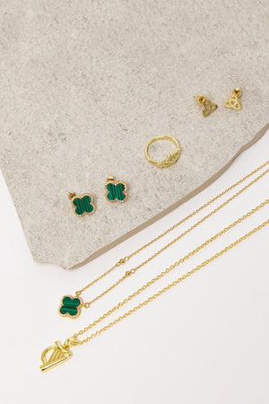 Carraig Donn Gold Plated Claddagh Ring - Size 8