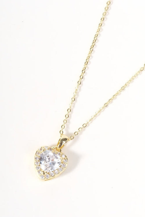 Carraig Donn Gold Plated Heart Pendant Necklace
