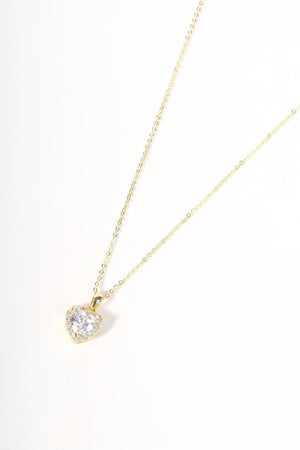 Carraig Donn Gold Plated Heart Pendant Necklace