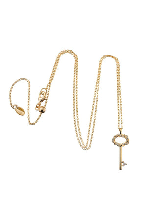 Carraig Donn Gold Plated Key Pendant Necklace