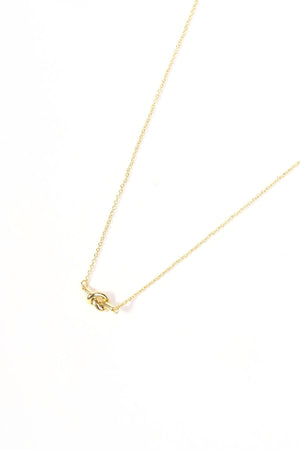 Carraig Donn Gold Plated Knot Necklace