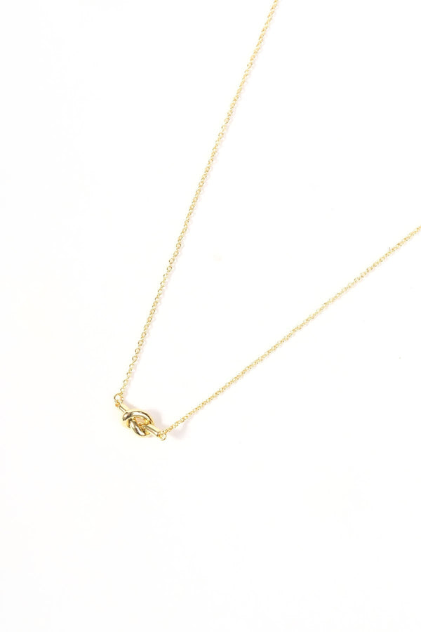 Carraig Donn Gold Plated Knot Necklace