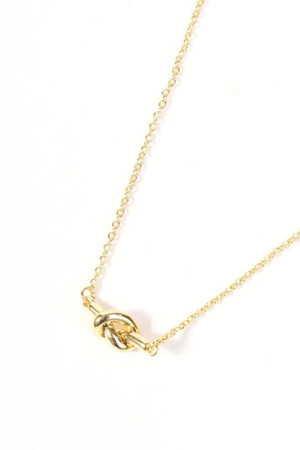 Carraig Donn Gold Plated Knot Necklace