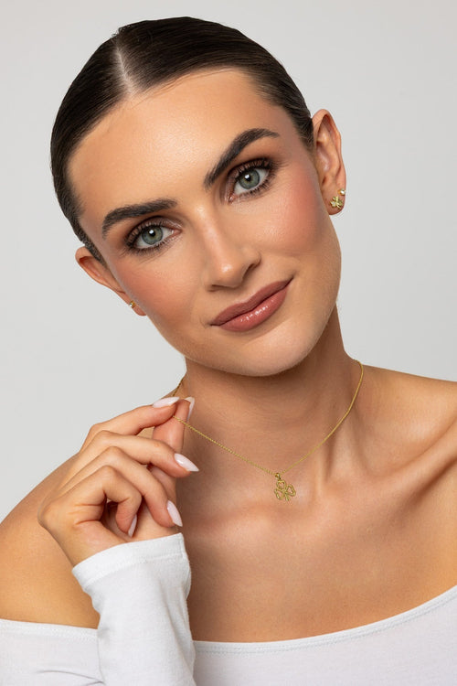 Carraig Donn Gold Plated Shamrock Pendant Necklace