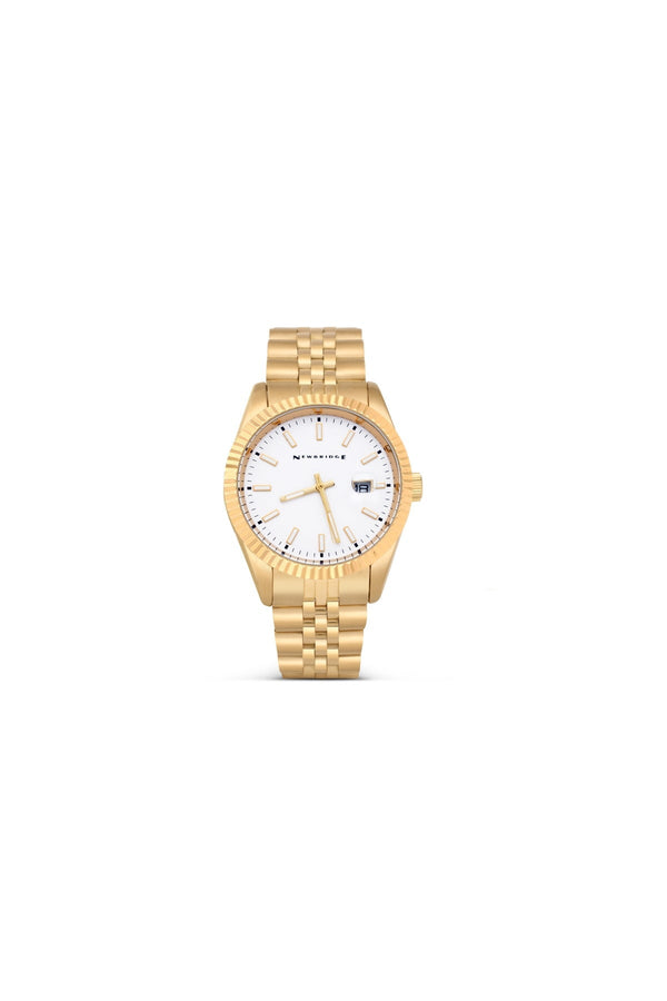 Carraig Donn Gold Plated White Dial Men's Watch
