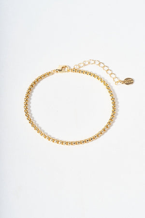 Carraig Donn Gold Rope Chain Bracelet