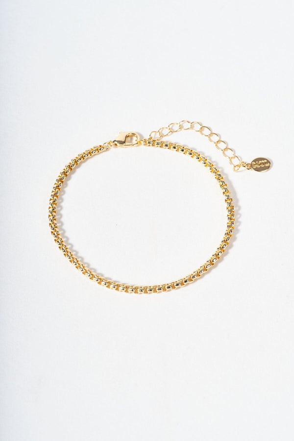 Carraig Donn Gold Rope Chain Bracelet
