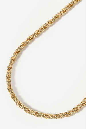 Carraig Donn Gold Rope Chain Necklace