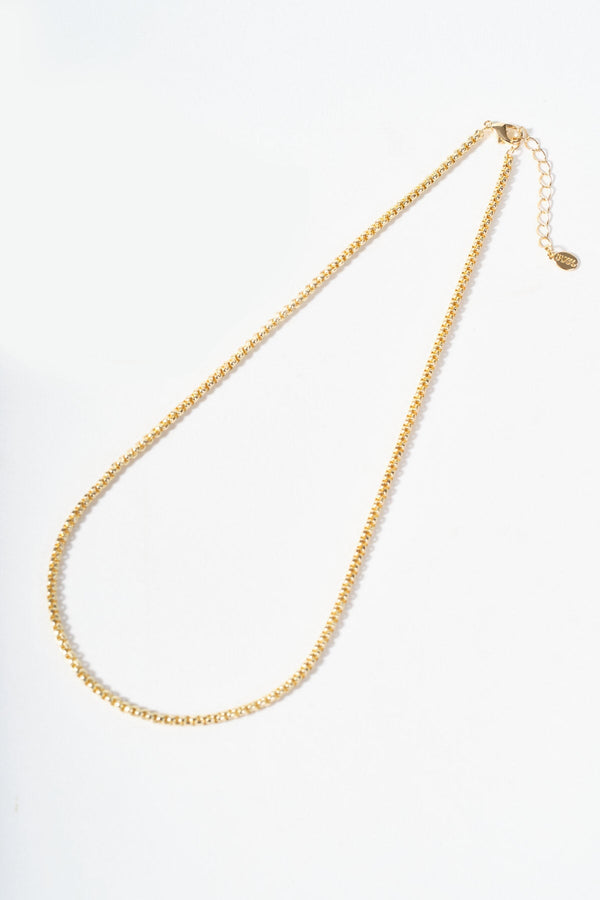 Carraig Donn Gold Rope Chain Necklace