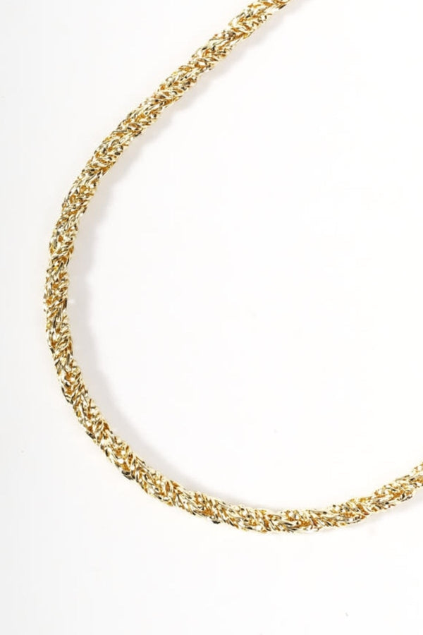 Carraig Donn Gold Rope Chain Necklace