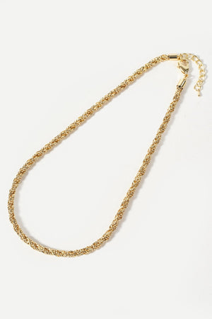 Carraig Donn Gold Rope Chain Necklace