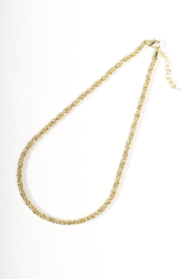 Carraig Donn Gold Rope Chain Necklace