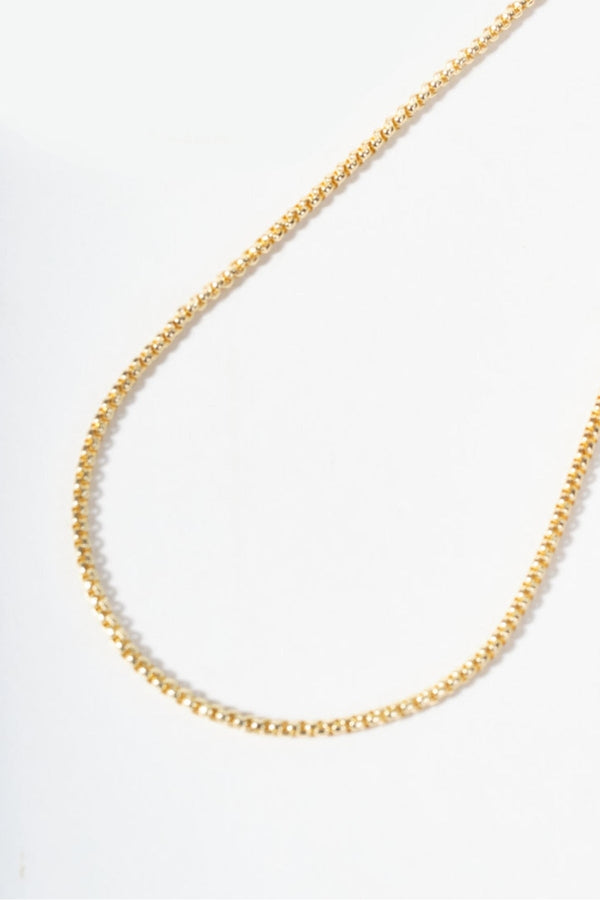 Carraig Donn Gold Rope Chain Necklace