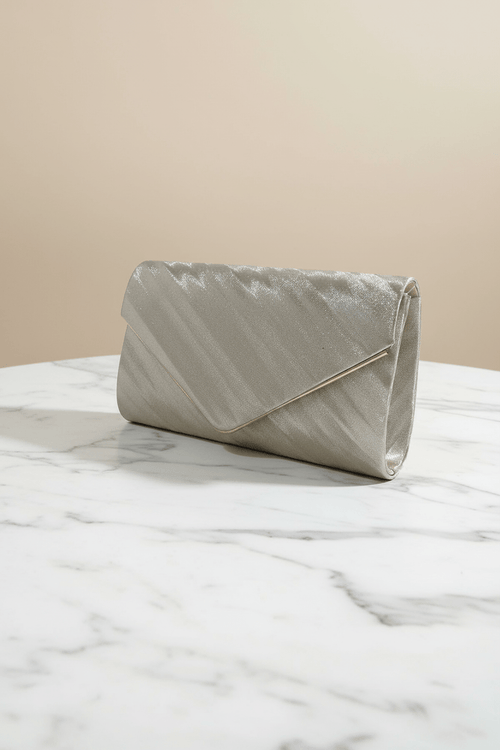 Carraig Donn Gold Shimmer Envelope Clutch