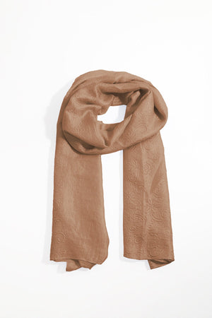 Carraig Donn Gold Silk Touch Embossed Scarf