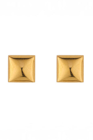 Carraig Donn Gold Squared Chunky Studs