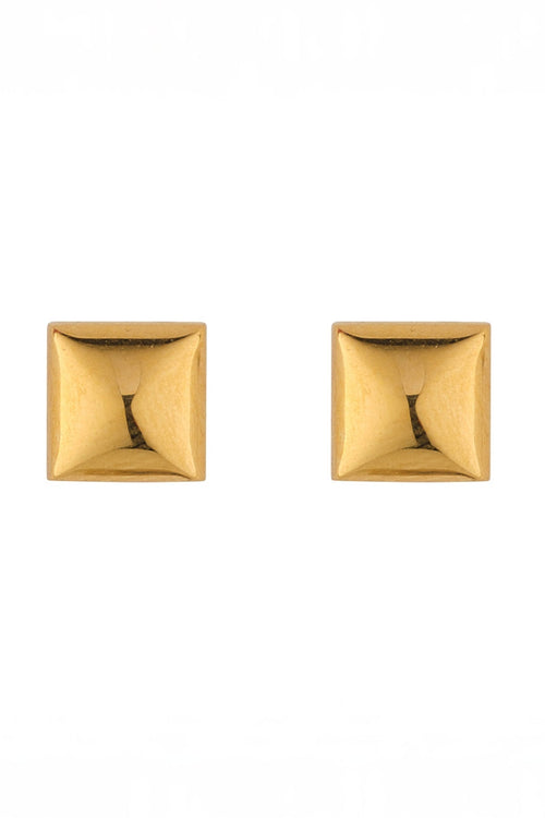 Gold Squared Chunky Studs