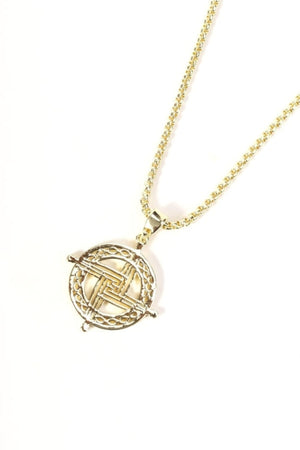 Carraig Donn Gold St. Brigid's Circle Pendant Necklace