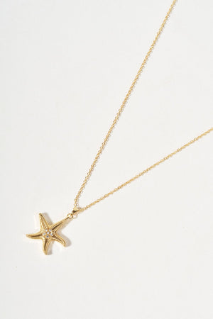 Carraig Donn Gold Starfish Necklace