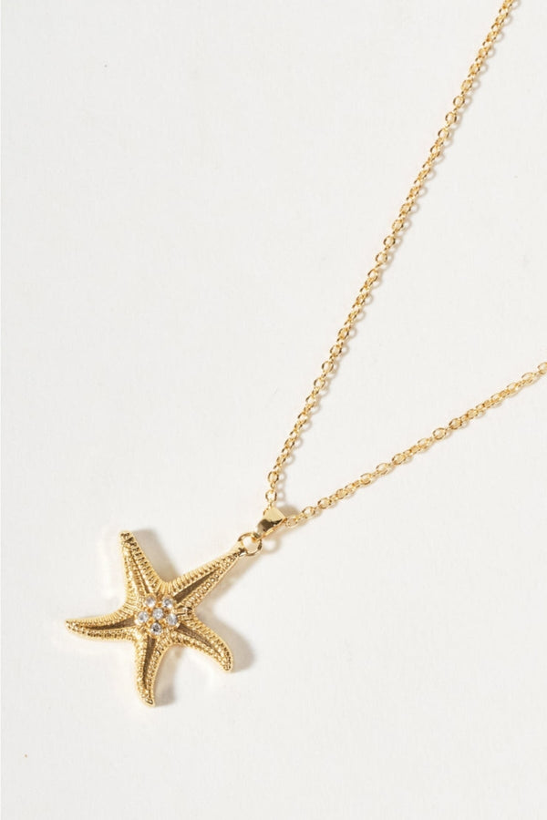 Carraig Donn Gold Starfish Necklace