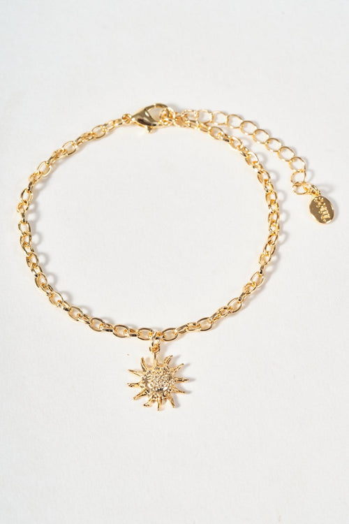 Carraig Donn Gold Sun Bracelet
