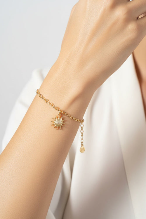 Gold Sun Bracelet