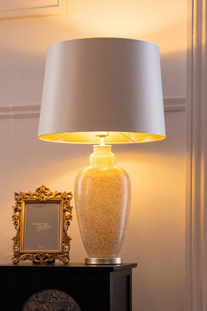 Carraig Donn Golden Glass Swirl Lamp