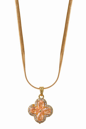 Carraig Donn Golden Shadow Clover Pendant