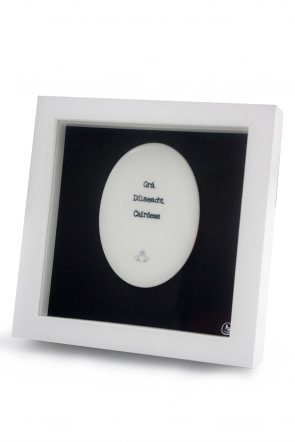 Carraig Donn Gra Dilseacht Cairdeas Wall Art