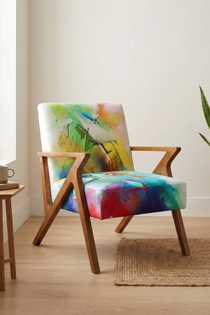 Carraig Donn Graphic Upholstered Accent Chair