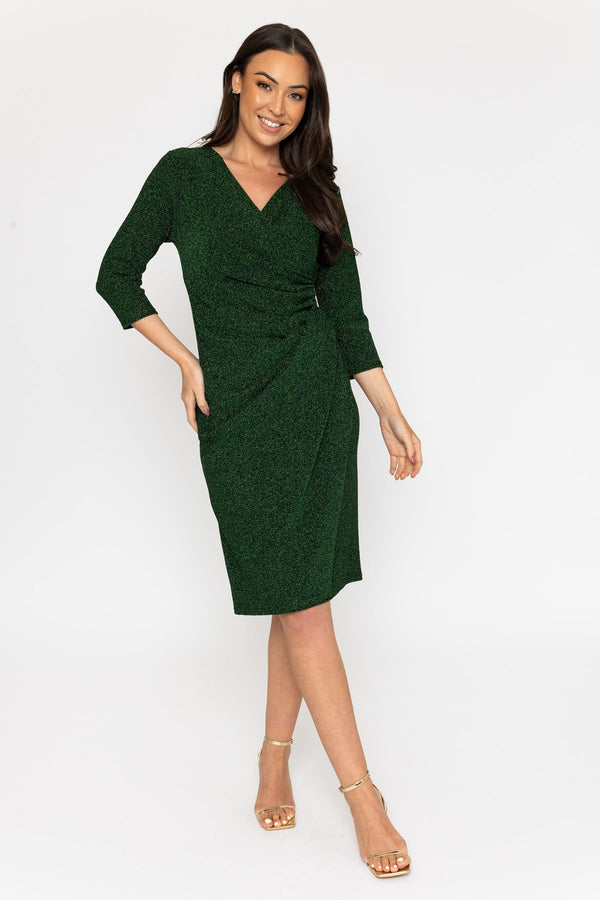 Carraig Donn Green Catherine Knee Length Dress