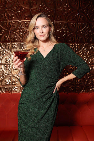 Carraig Donn Green Catherine Knee Length Dress