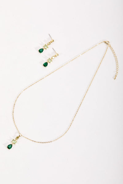 Carraig Donn Green Jewel Necklace