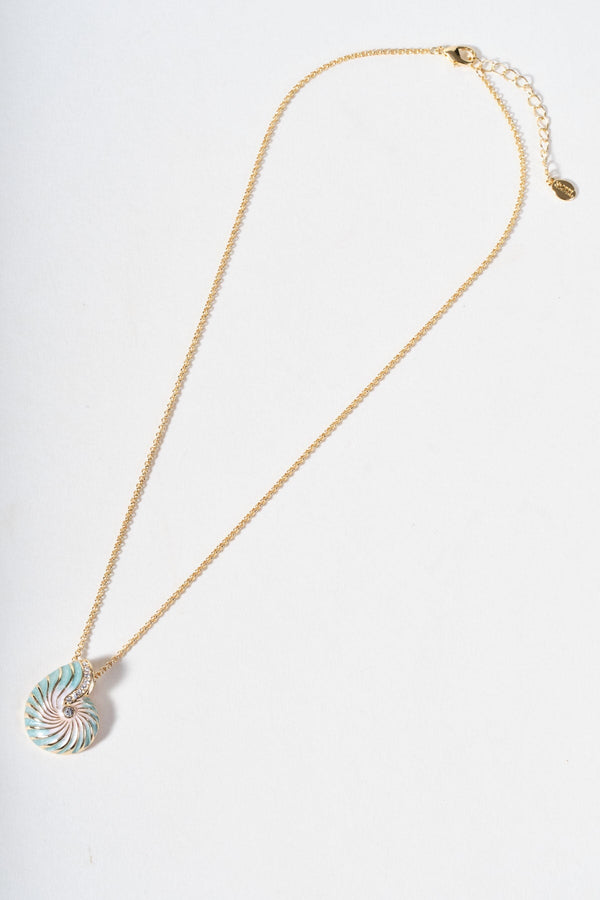 Carraig Donn Green & Pink Shell Necklace
