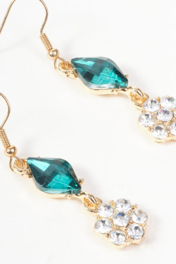 Carraig Donn Green Stone Drop Earrings